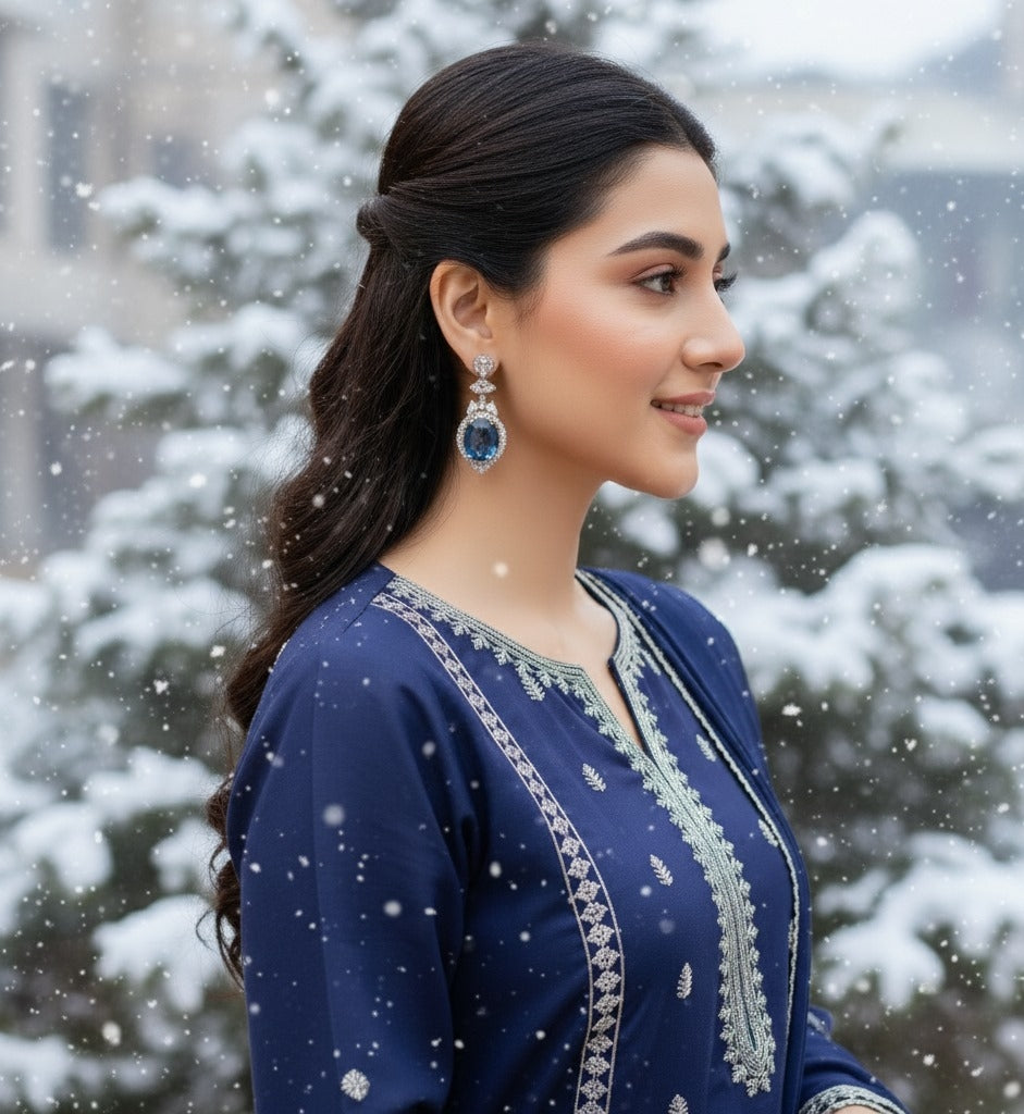 Aquamarine Elegance Drop Earrings