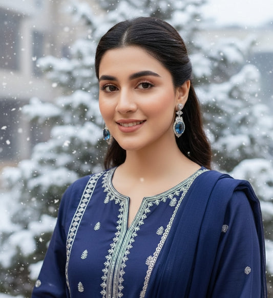 Aquamarine Elegance Drop Earrings