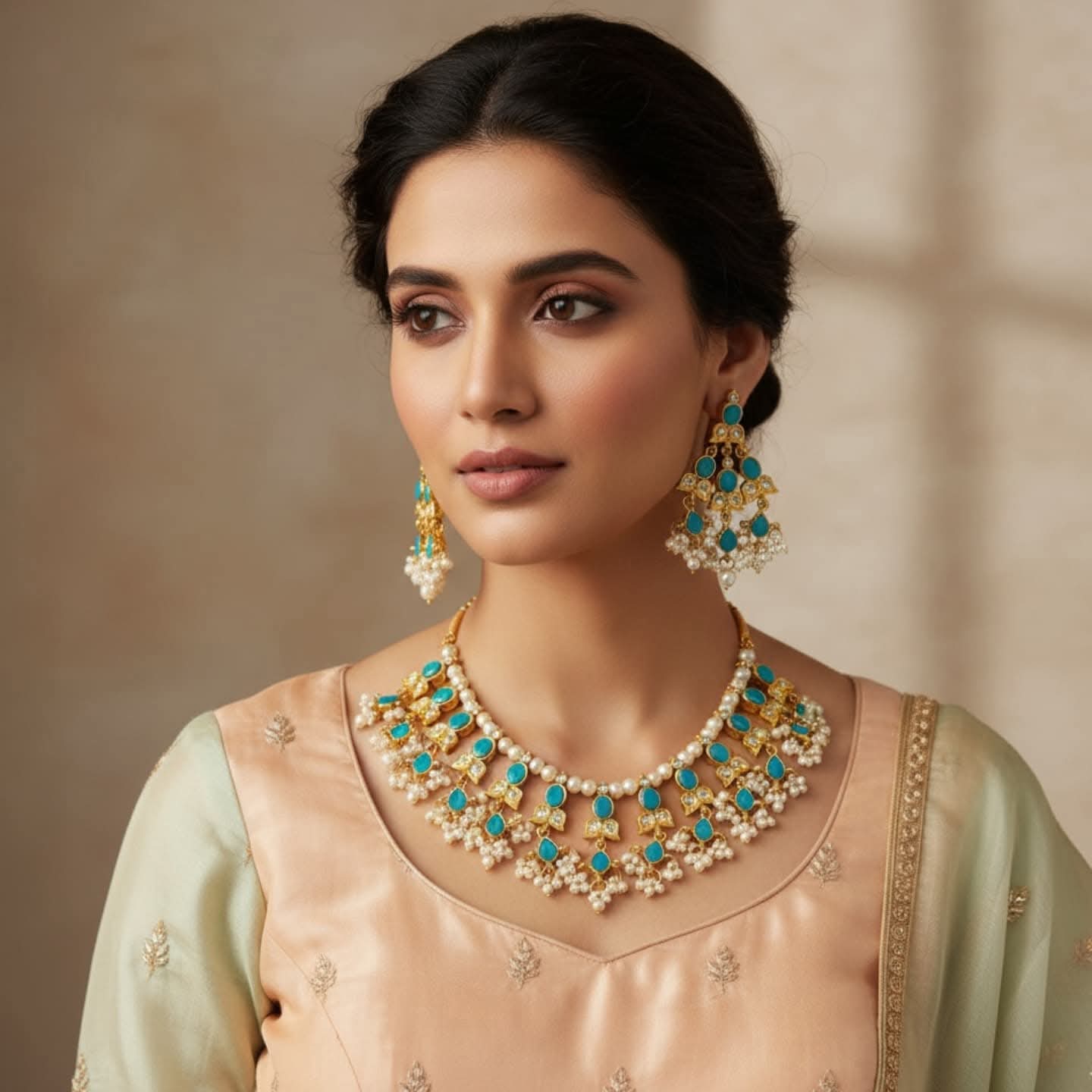 Turquoise Pearl Dream Set